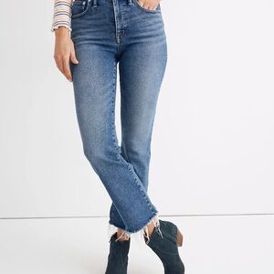 Madewell Cali Demi-Boot Jeans in Fleetwood Wash